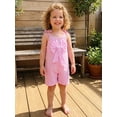 thumbnail image 6 of Miaouyo Toddler Baby Girls Striped Jumpsuits Summer Fashionable Cute Crew Neck Sleeveless Pants Overalls, 6 of 9