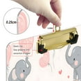thumbnail image 6 of FORMRS Acrylic Clipboard with Low Profile Clip Standard A4 Letter Size, 12.5" x 9", Cute Elephant, 6 of 8