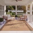 thumbnail image 4 of SAFAVIEH Courtyard Annabelle Floral Indoor/Outdoor Area Rug, Natural/Gold, 4' x 5'7", 4 of 11
