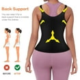 thumbnail image 6 of COMFREE Women Sauna Waist Trainer Corset Sweat Belt Vest Neoprene for Weight Loss Compression Trimmer Workout Fitness, 6 of 7