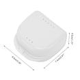 thumbnail image 4 of Unique Bargains 1 Pc Braces Box Portable Braces Storage Box White, 4 of 5