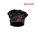 thumbnail image 3 of 2 Pieces Tall Chef Hat Waiter Professional Multiple Colors Cook Hats Multifunctional Work Uniform for Bakery Restaurant Home Use Pepper, 3 of 6