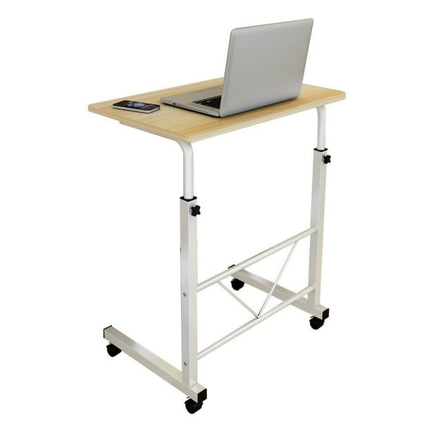 SalonMore Adjustable Height Side Table,Protable Laptop Table,Rolling