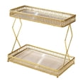 thumbnail image 6 of DOLITY Bathroom Countertop Organizer Desktop Storage Rack for Lotion Skincare Spice double layer, 6 of 8
