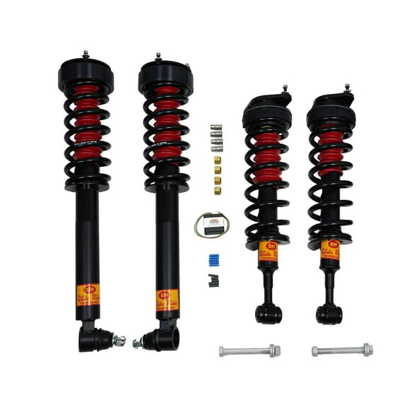 2003-2006 Mercedes-Benz SL500 4-Wheel Hydraulic Suspension Conversion/Delete Kit With Light Fix and Camber Bolts (MX14FMCK)