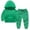 Green, variant on Toddler Girl Sweatsuits Set Baby Girls’ Long Sleeve Hooded Sweatshirt Pullover Tops and Sweatpants 2 Piece Joggers Sets Matching Clothes Sets