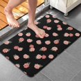 thumbnail image 4 of Pioneer Flower Floral Print Pattern Bathroom Rugs Mat, Non Slip Microfiber Bathroom Rug with Rubber Backing, Soft Mats for Bathroom Floor Tub Shower, 20"x32", 4 of 5