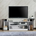 thumbnail image 5 of Furniture of America Viv Modern Wood 71-Inch TV Stand in Wenge and White, 5 of 9