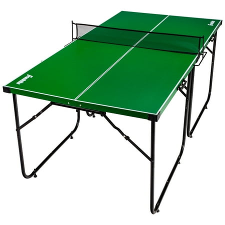 Franklin Sports Official Height Mid-Size Foldable Table Tennis Table, 6' x 3',