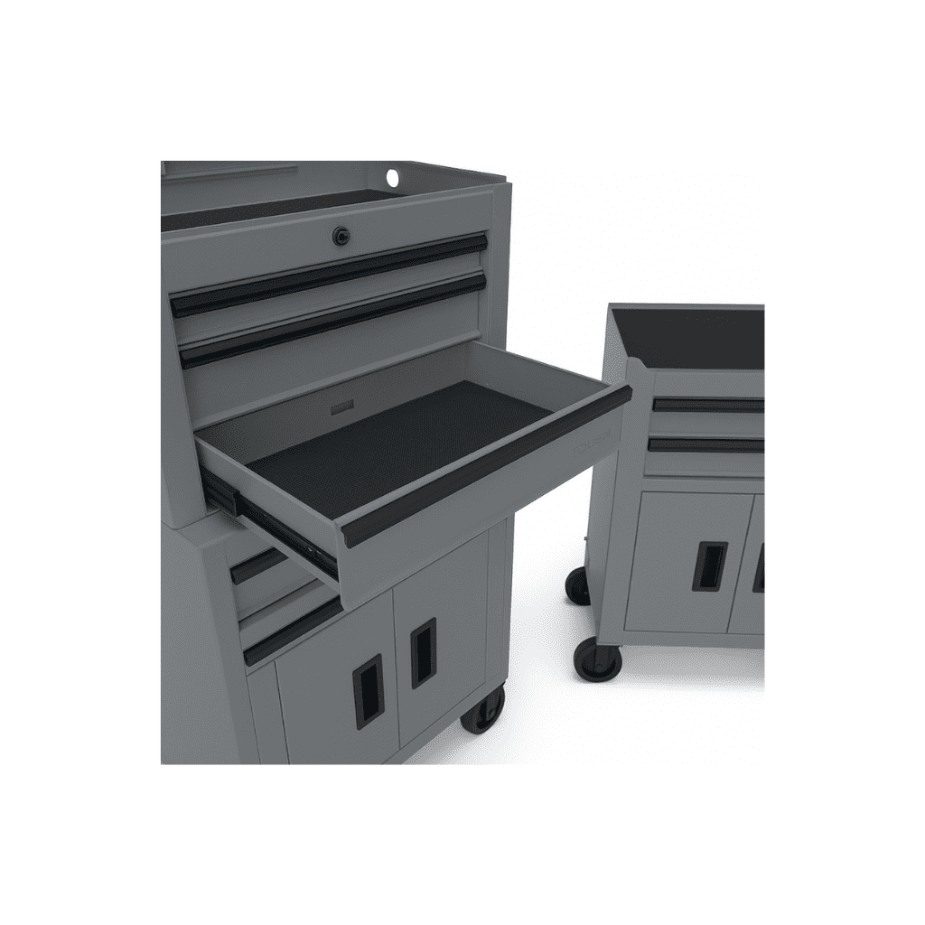 Hyper Tough 20-Inch Heavy Duty Steel Tool Chest, 300 lbs Capacity, Gray