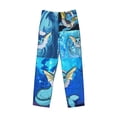 thumbnail image 5 of Vaporeon Men's Pajama Pants, Ultra-soft Comfy Casual Lounge Pants, Graphic Printed Sleep Pjs Bottoms With Drawstring Pockets, 5 of 8