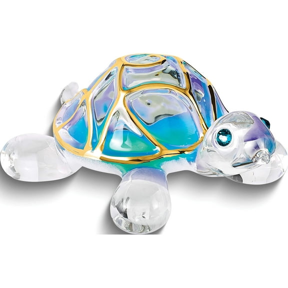 Fashion Tiffany The Turtle Glass Figurine (3.5 X 2) Made In China gm1209