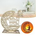 thumbnail image 4 of Ramadán Mubarak DIY Decoraitons Adorno artesanal de madera Eid para decoración de fiesta musulmana islámica, 4 of 8