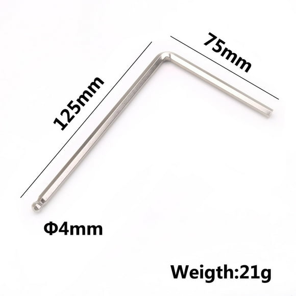 Lefu 4mm 5mm Ball End Guitar Truss Rod Tool Allen Wrench for Martin Acoustic Guitar
