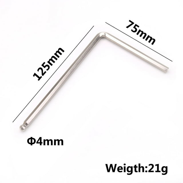4Mm 5Mm Ball End Guitar Truss Rod Tool Wrench for Acoustic Guitar
