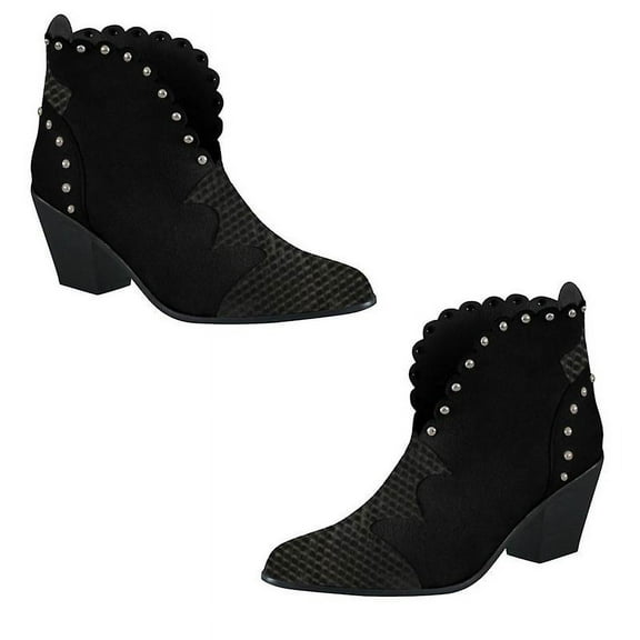 1pair Rivet Boots