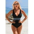 thumbnail image 6 of Alove Women Tummy Tuck Waist Design V Collar Bathing Suit One Piece Swimsuit Sexy Monokini Swimwear S-XL, 6 of 7