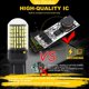 thumbnail image 5 of 4x 7440 Canbus bombilla Led súper brillante sin errores T20 W21w 144 Smd blanco Compatible con señal de giro trasera inversa, 5 of 5