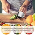 thumbnail image 2 of Stainless Steel Finger Guard for Cutting - 2pcs Finetaur Finger Guard, Finetaur Finger Protector for Dicing and Slicing, Finger Guard for Cutting Vegetables Meat, Kitchen Cooking Tools (Set A) Set A, 2 of 5