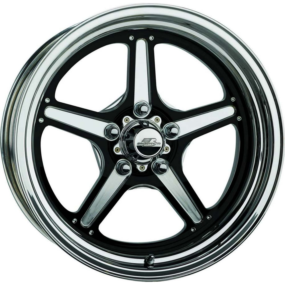 BILLET SPECIALTIES BRS035106165N Wheels Street Lite Black Wheel 15x10 6.5in BS