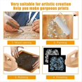 thumbnail image 4 of Wood Baren for Printmaking,Beech Block Printing Tool, 4 of 5