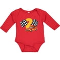 thumbnail image 3 of Inktastic Number Two Race Car Boys or Girls Long Sleeve Baby Bodysuit, 3 of 5