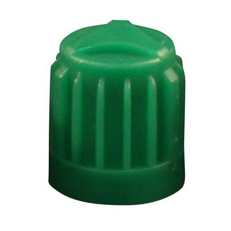 Milton 438 TR VC8 Green Plastic Dome Cap - Box of 100