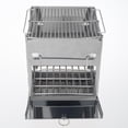 thumbnail image 4 of Camp Grill Foldable Stainless Steel Small Portable Stoves with Carrying Bag for Camping Cooking Barbecue, 4 of 7