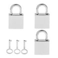 thumbnail image 2 of Acceosrios Mini Candados Cuadrados Bloqueo de Teclas Color Plata Hugo candados, 2 of 9