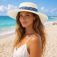 thumbnail image 2 of SRZYMJ Wide Brim Boho Western Hat for Women and Men - Felt Rancher Fedora Hat, 2 of 2