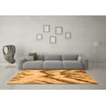 thumbnail image 3 of Ahgly Company Indoor Rectangle Abstract Orange Modern Area Rugs, 5' x 7', 3 of 4