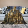 thumbnail image 2 of Fenyluxe Fantasy Art Print Throw Blanket Flannel Material for Bed Couch Car Kids Adults All Seasons Lightweight Blanket 50x60in, 2 of 6
