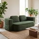 thumbnail image 1 of Sofacama Comprimido 2 plazas 200 x 120 x 68 cm para Sala Plegable Convertible Minimalista Multifuncional Bossa Nuvola Verde, 1 of 14
