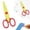 Z-4-D, variant on Decorative Edge Craft Scissors, Mini Scissors, Sewing Scissors, Embroidery Scissors, Scrapbook Scissors, Wavy Pattern Paper Shears, Safety Scissors, DIY Art Crafting Scissors 1Pcs