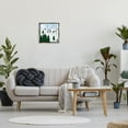 thumbnail image 2 of Stupell Industries Ski Lift Mountain Landscape Landscape Painting Gray Floater Framed Canvas Art Print Wall Art, 18 x 18, 2 of 9