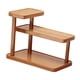 thumbnail image 5 of Estante de exhibición de mesa Organizador de escritorio Organizador de maquillaje decorativo de madera para 30 centímetros, 5 of 8
