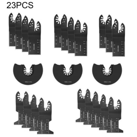 

VEAREAR Essential Hardware tools 23Pcs/Set Universal Quick Release High Hardness Oscillating Saw Blades Power Tool for Soft Metal