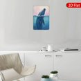 thumbnail image 5 of 1pc Whale Art Metal Wall Sign, 8x12 Inches, High-Quality Print, Rustproof & UV Protected, Perfect for Home, Beach House, Office, Nautical Decor, Marine Life Enthusiasts, Unique Gift Idea, 5 of 7