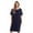 Solid Navy, variant on Just Love Short Sleeve Nightgown / Night Shirts Sleep Dress for Women (Tie Dye Bright Spotty, Medium)