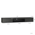 thumbnail image 3 of Modern Wall Mounted 63" Tv Stand With 16 , Floating Entertainment Center For 55 60 65 Inch Tvs, Black Color And Spacious Storage, 3 of 5