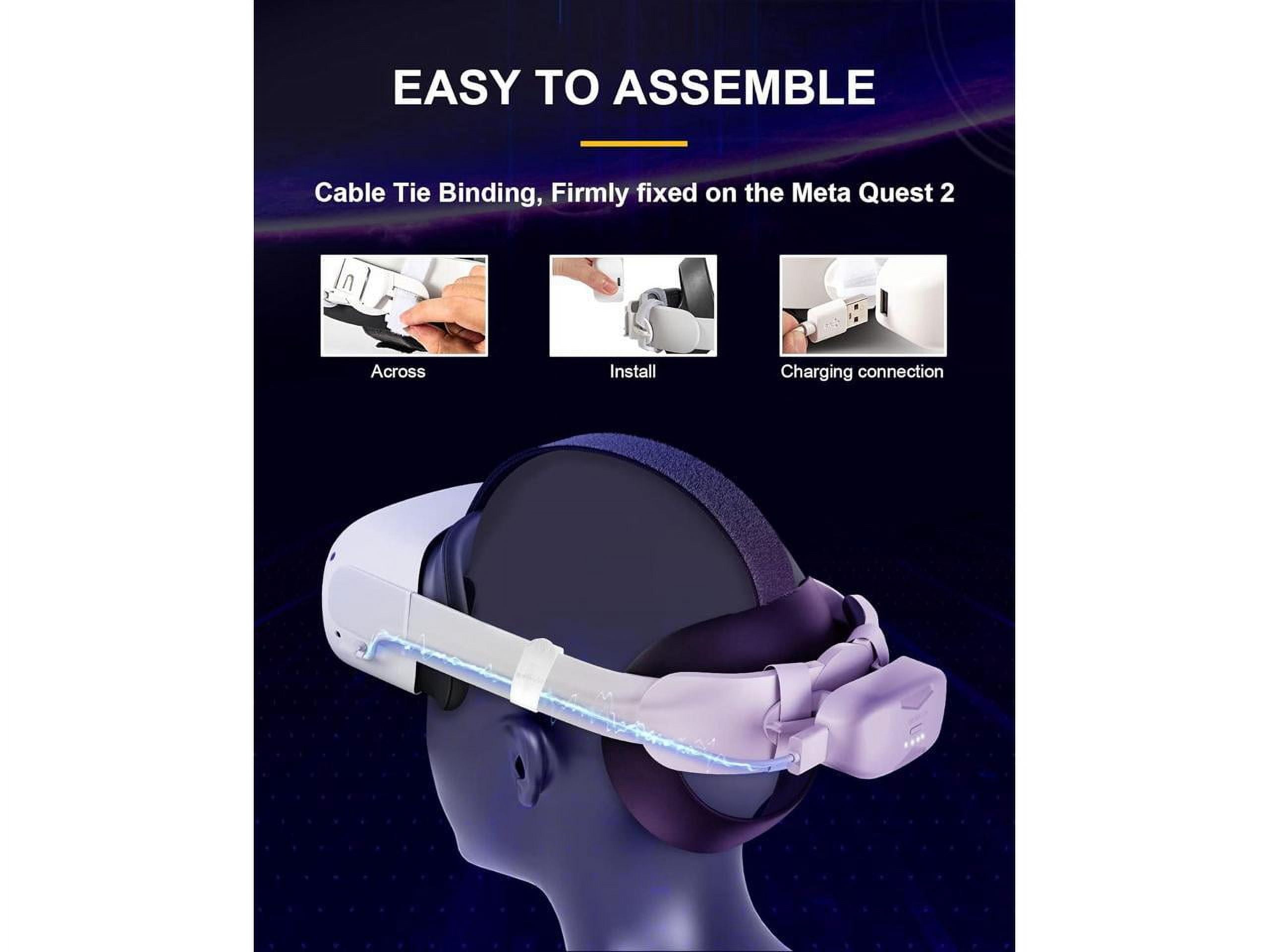 Battery Pack for Meta/Oculus Quest 3/Quest Pro/Quest 2/Pico 4/Pico