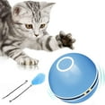 thumbnail image 1 of OUSITAID Rolling Smart Ball USB Rechargeable Electric Rotating Ball with Feather and Bell Colorful LED Automatic Rotating Cat Toy Ball Interactive Smart Ball Pet Toys for Cat Dog, 1 of 8