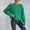 Green, variant on Pullover Women's Winter Sweater Casual Solid Pink Sweater Baggy Pullover Knit Shirt Women's Plus Size Sweaters S