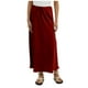 thumbnail image 1 of Vestido largo de satén de color liso con cintura alta y cordón para mujer - Elegante y fluido, ideal para fiestas y ocasiones formales - Tejido de poliéster - Tallas S-XL, 1 of 5