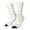 White, variant on Sea Animals Crew Socks for Men & Women, Breathable Casual Athletic Ankle Socks