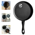 thumbnail image 2 of Jandel New, Funny 3D Frying Pan Case for IPhone 12/12Mini/12Pro/12 Pro Max Cartoon Shaped Case Kitchen Iron Non-stick Pancake Pot Soft Cover, 2 of 5