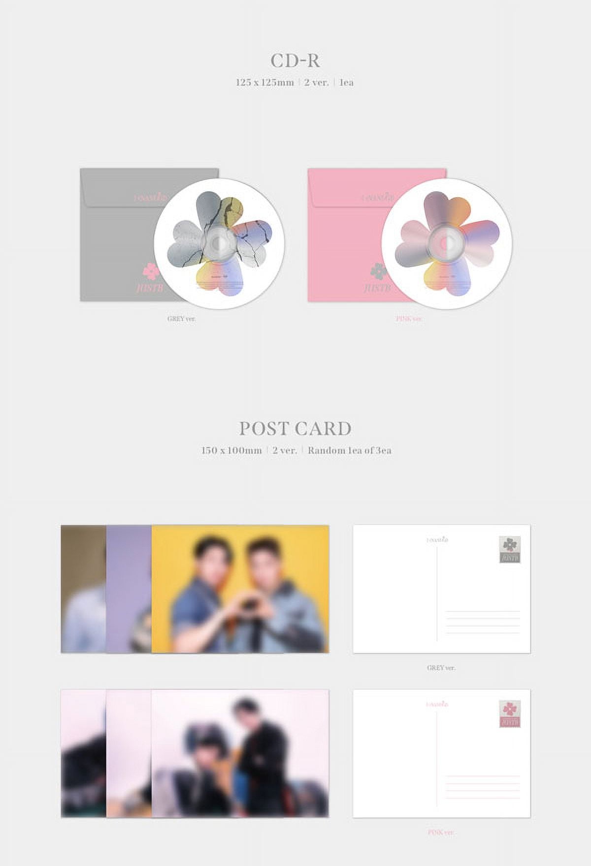 (CD)Just Begun - Random Cover - incl. Photobook, Postcard, Mirror Card + 2 Photocards／Just B Just B - Just Begun - Random Cover - incl. Photobook