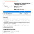 thumbnail image 2 of Heater Hose Set - Compatible with 2001 - 2006 Dodge Stratus Sedan 2002 2003 2004 2005, 2 of 2