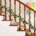 thumbnail image 5 of Cheapark Cheapark Easter Eggs Vine Garland Hanging Decoration Spring Indoor Holiday Festive Accents Branches 78.7in/200cm, 5 of 5
