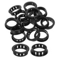 thumbnail image 1 of 30Pcs Grommets de Bushing de Presión, Protector de Manguera de Cable Redondo de 1-1/4" (32mm), Negro, 1 of 6